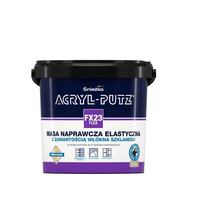 Atlas Acryl-Putz® FX 23 Flex – opravná hmota se skelnými vlákny 1,4 kg