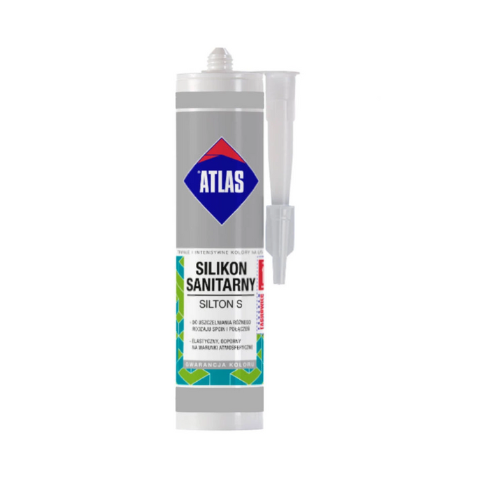 Silikon sanitarny Atlas silton s cementowy 211 280ml