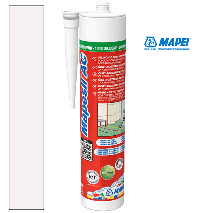 Mapei silikon Mapesil AC księżycowy biały 103 310 ml