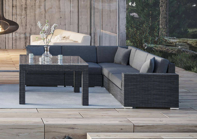 Stolik Ogrodowy MILANO Royal Szary EKSPOZYCJA