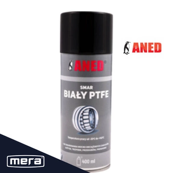 Smar biały PTFE  spray 400ml Aned