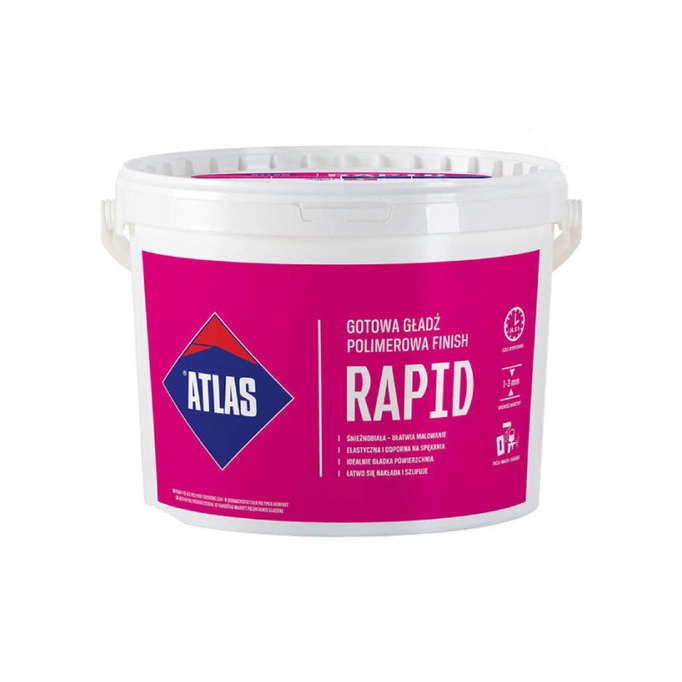 Atlas Rapid gotowa gładź polimerowa finish 25kg