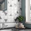 Płytka Equipe Triangolo Dark Grey ścienna połysk 10,8 x 12,4 monokolor szary