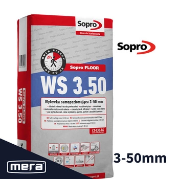 Sopro WS 3.50 -Self -úrovní výtok 3-50 mm 25 kg 290