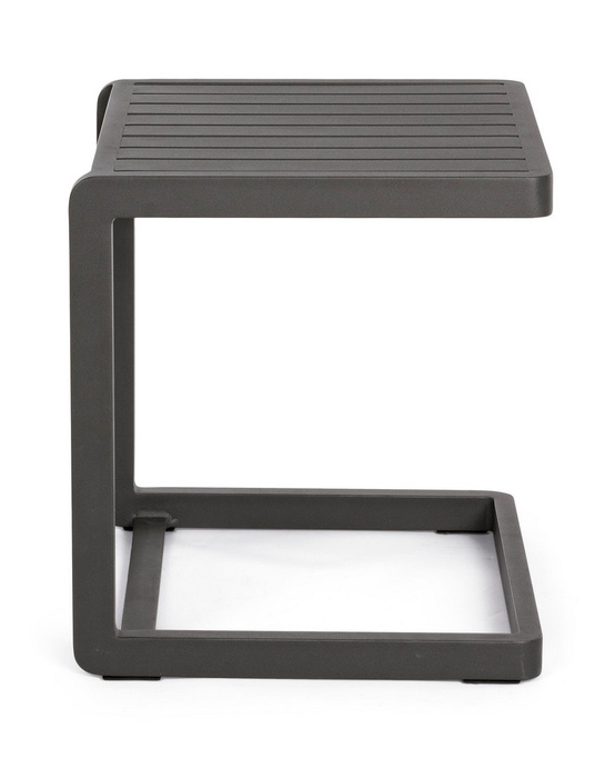 Stolik ogrodowy 40x40cm BOLZANO Kolli aluminium antracyt