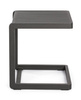 Stolik ogrodowy 40x40cm BOLZANO Kolli aluminium antracyt
