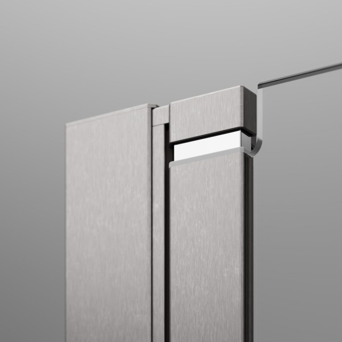 RADAWAY DRZWI DO WNĘKI NES BRUSHED NICKEL DWS I 120cm LEWE