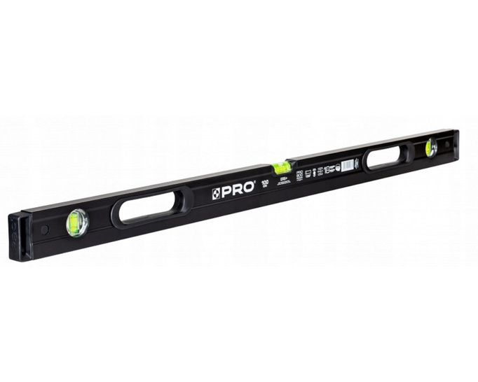 Poziomica PRO800 frezowana z uchwytami 200cm PRO-BG180