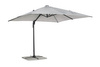 Parasol ogrodowy 3m x 3m BOLZANO Ibis LED jasny szary