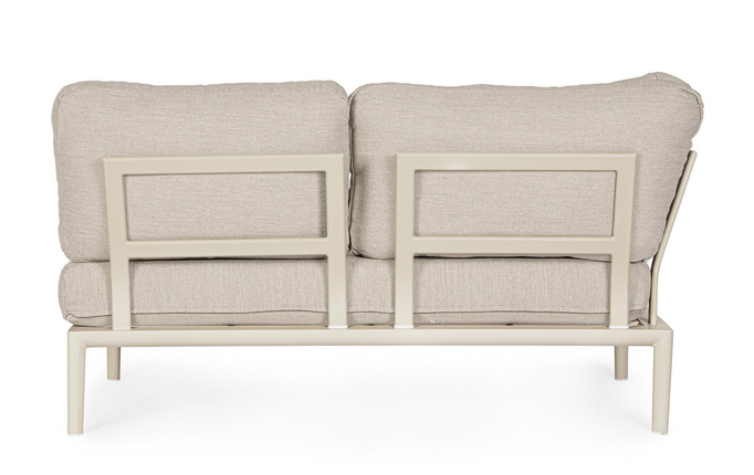 Narożnik ogrodowy BOLZANO Giacomo aluminium beż