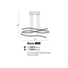 Lampa wisząca Waves LED