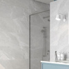 Matná obkladová a podlahová dlažba 40 x 120, imitace šedého mramoru