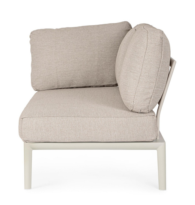 Narożnik ogrodowy BOLZANO Giacomo aluminium beż