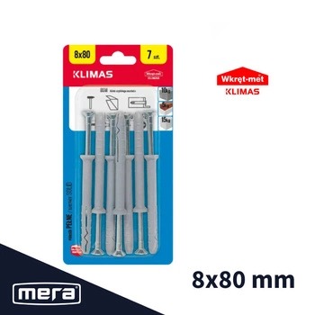 Wkręt-met kołki szybkiego montażu 8x80 7 szt.