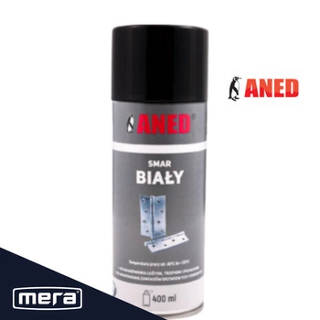Smar biały uniwersalny spray 400ml Aned