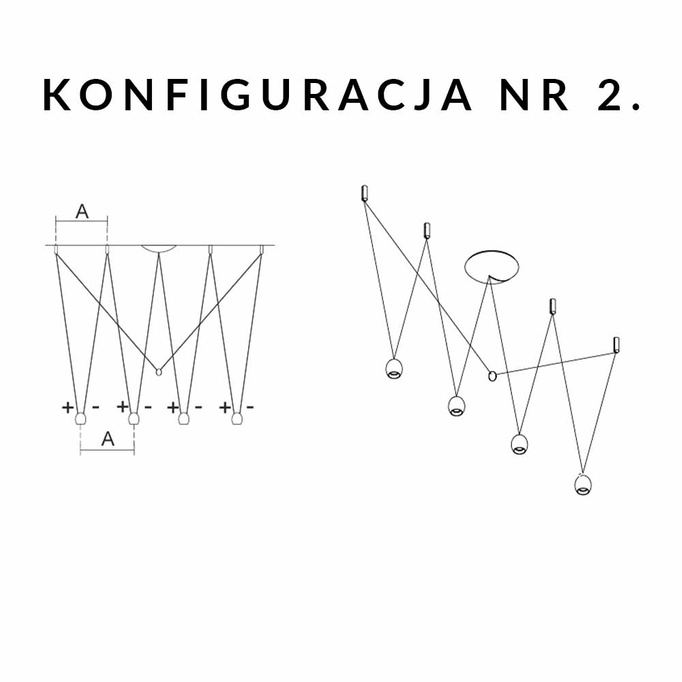 Systém 4 bílých lamp