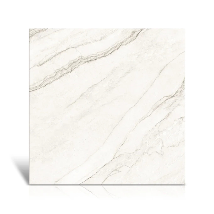 Płytka podłogowa wieloformatowa 120x120 10,2mm NAVARTI Barrow white imitująca marmur 