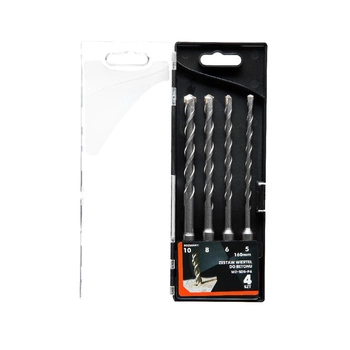 PRO ZESTAW WIERTEŁ DO BETONU SDS PLUS - 4SZT 5,6,8,10X160 MM  PRO-ZW031