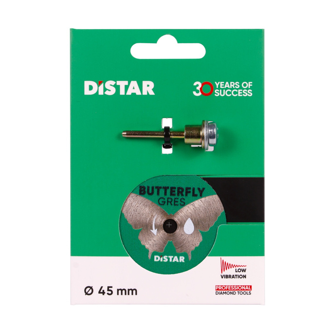 DISTAR Tarcza diamentowa 45x0,6x5,8H z trzpieniem Butterfly na mokro