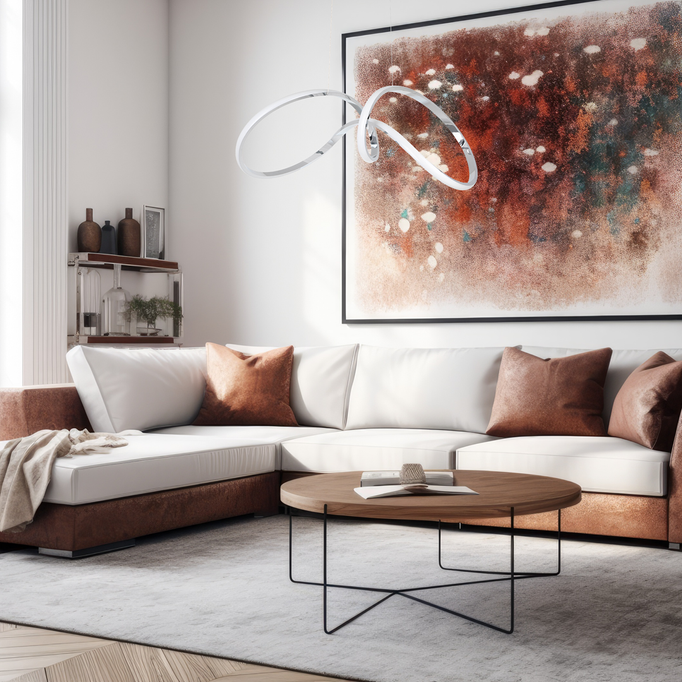 Andromeda Black ML6160 4000K Milagro zavěšená lampa