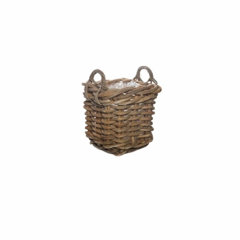 Kosz rattanowy NARBONNE sz.35cm x gł.35cm x wys.35cm naturalny EKSPOZYCJA