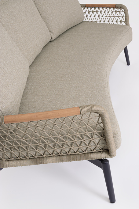 Sofa ogrodowa BOLZANO Etrusco antracyt/beż