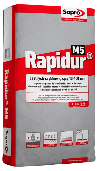Sopro 747 Rapidur® M5  Jastrych szybkowiążący 25kg