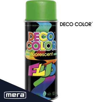 Spray Deco Color FLUORESCENT zielony ,intensywnie widoczny  400ml 14360