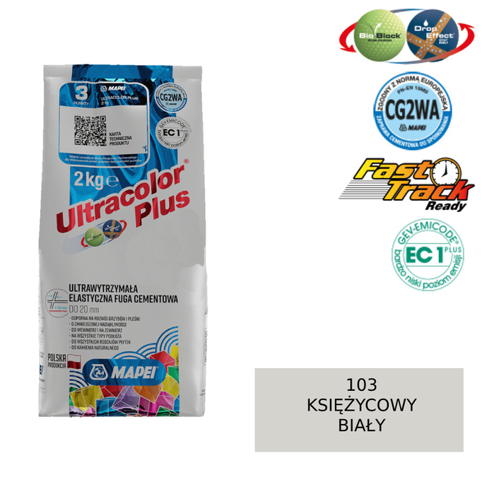 MAPEI Ultracolor Plus Fuga - 103 WHITE MÍSTNÍ 2 kg