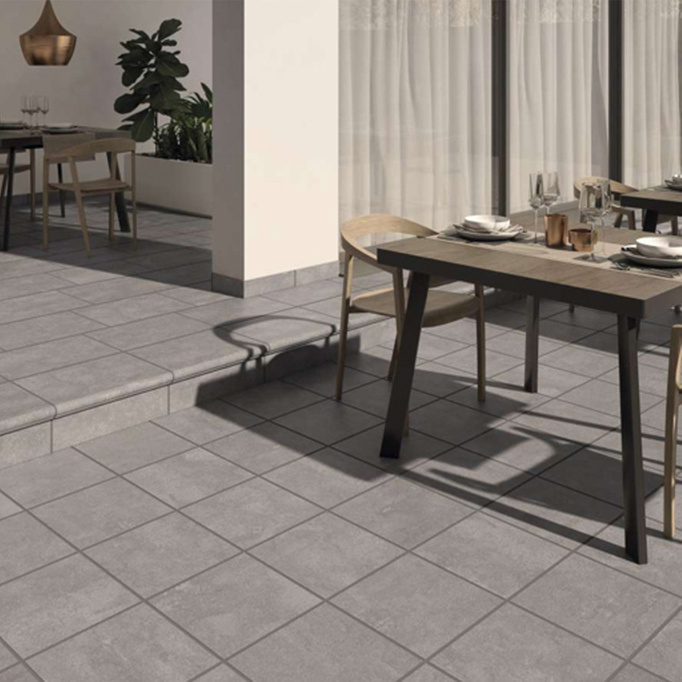 Stopnica Gres Aragon Orion Gris 33x33 szary