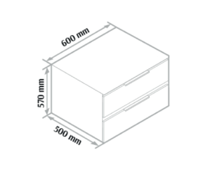 Szafka łazienkowa pod umywalkę - WYPRZEDAŻ EKSPOZYCJI