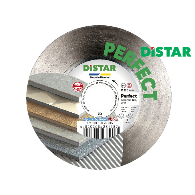 DISTAR Tarcza diamentowa 125mm  PERFECT  10115028015