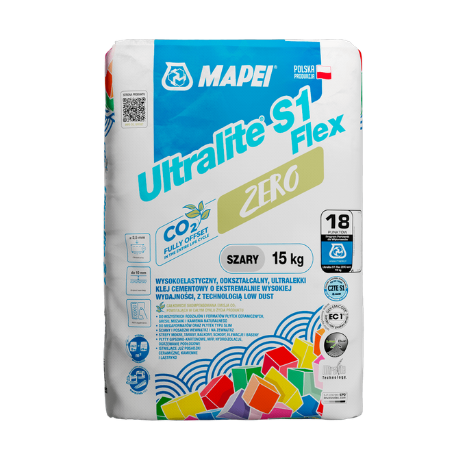 Mapei Ultralite S2 Grey, vysoce rezistentní adhezivní malta 15 kg