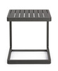 Stolik ogrodowy 40x40cm BOLZANO Kolli aluminium antracyt