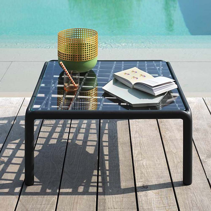 Nardi Komodo Tavolino Vetro Tortora Garden stůl