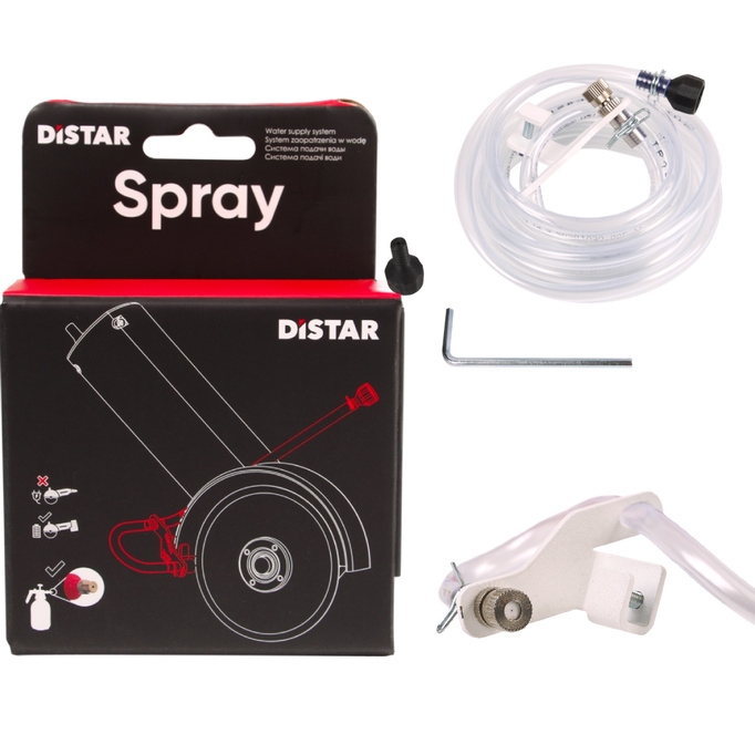 DISTAR MECHANIC system podawania wody SPRAY do szlifierek kątowych