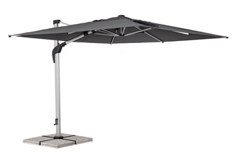 Parasol ogrodowy 3m x 3m BOLZANO Arrito aluminium antracytowy