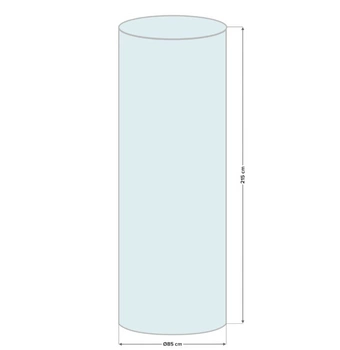 Pokrowiec Bolzano na promiennik 85x215cm