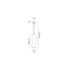 Shilo Arao Lamp Hanging Black - Outlet
