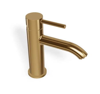 PALAZZANI MIDI Bateria umywalkowa Brushed Brass H17cm