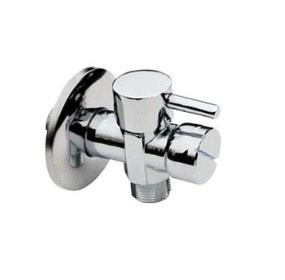 IMPET Zawór kątowy kulowy Antykam z filtrem 1/2"x3/4" 
