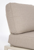 Sofa ogrodowa 2-osobowa BOLZANO Giacomo aluminium  beż
