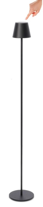 Lampa ogrodowa LED BOLZANO Etna H115 czarna metalowa 115 cm