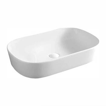 Top -up umyvadlo 65x42cm ovál, lesk, bílý.