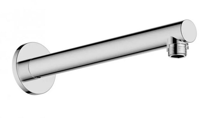 Déšťové rameno 24 cm zeď Chrome.