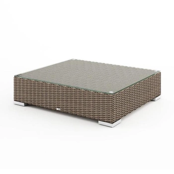Tabulka / Pouf Milano (se sklem a polštářem) Sandy Royal