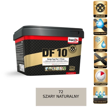 SOPRO fuga DF10 szary naturalny 72 2,5kg 1082