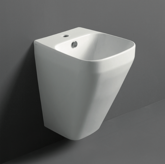 Simas Baden Baden Umywalka wisząca biała 40x45xH55 BB13 + Zestaw montażowy