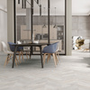 Płytka Ibero Artwood Chevron Grey  ścienno-podłogowa mat 60x120 drewnopodobna szary