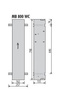 MCJ Rama montażowa do kontenera 798x162x155 mm